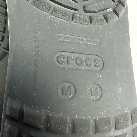 Crocs Crocband lll Sandals Men’s Size 11 Slide On Shoes Casual Waterproof Black - Picture 10 of 11